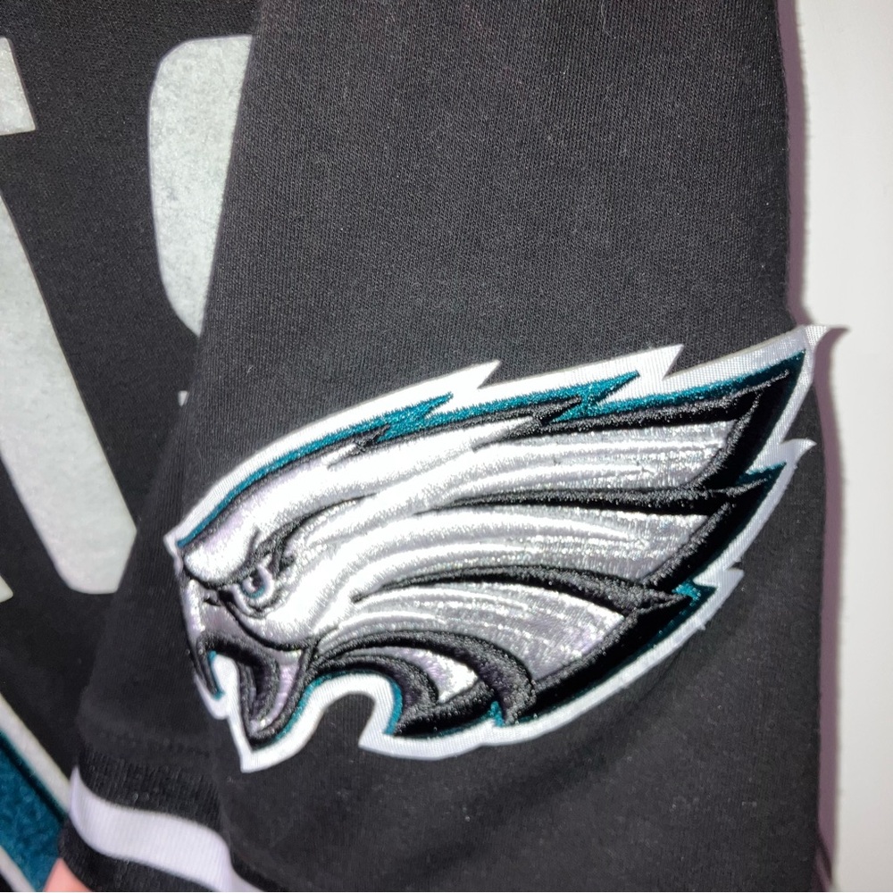 Pro Standard Philadelphia Eagles Short Sleeve Hoodie Jalen Hurts Men's Size L - Picture 6 of 8